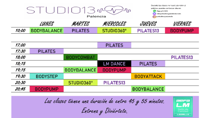 HORARIO DE CLASES ANUAL