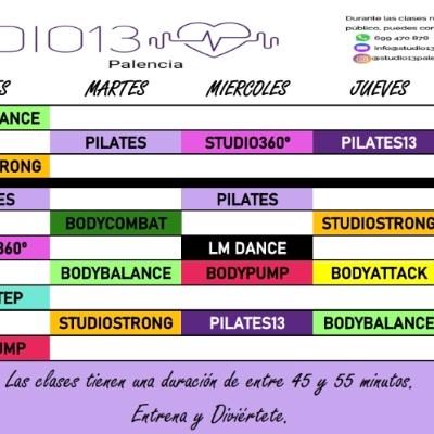 HORARIO DE ACTIVIDADES
